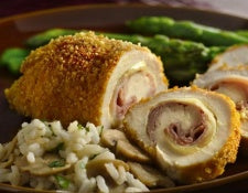 Oven Chicken Cordon Bleu