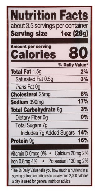 Jack Link's Dr. Pepper Beef Jerky, 3.25 oz. bag