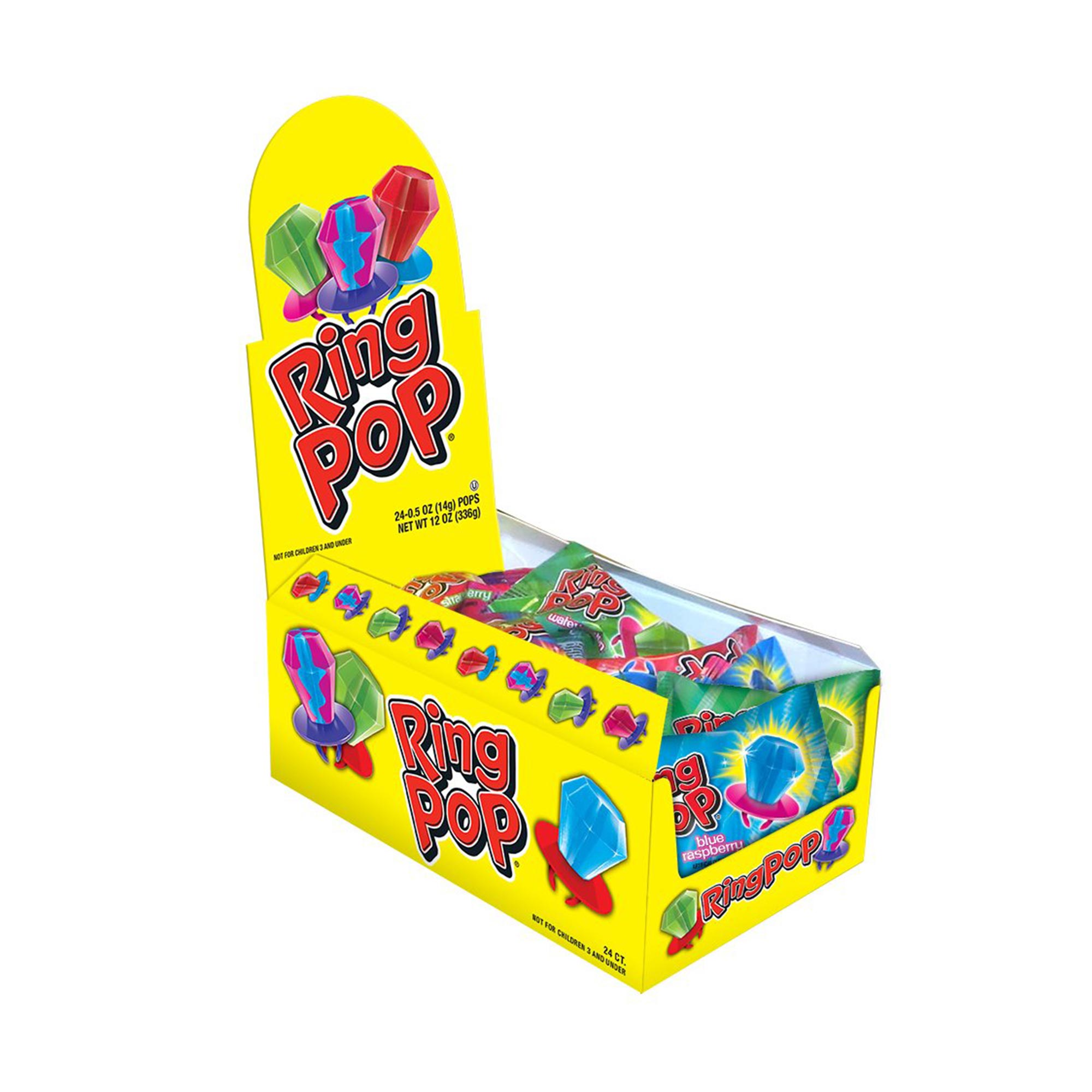 Ring Pop®, 24 ct box, assorted flavors.