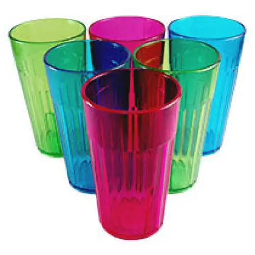 Arrow 6 oz. Rainbow Tumblers, Assorted Colors - 6 count