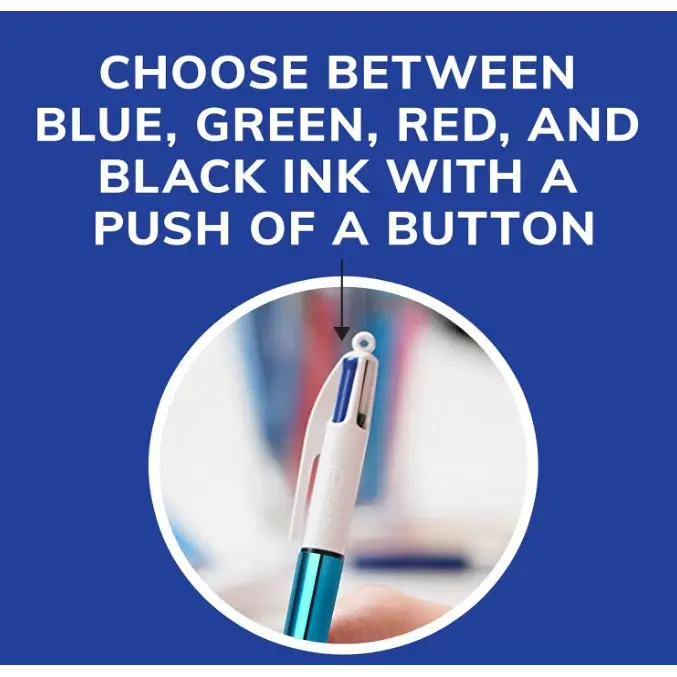 BIC 4-Color Retractable Ballpoint Pen