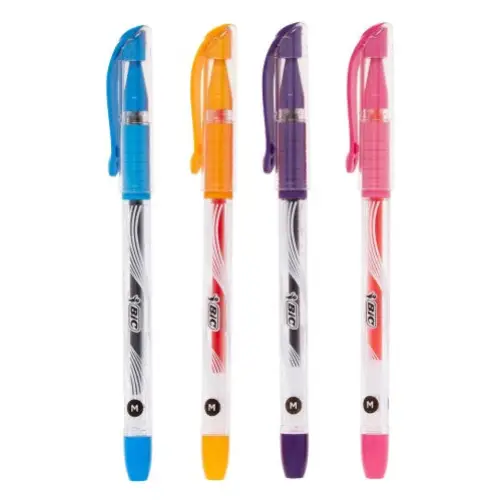 BIC Gelocity Stic Fashion Pen Asst. Colors 4 Pack