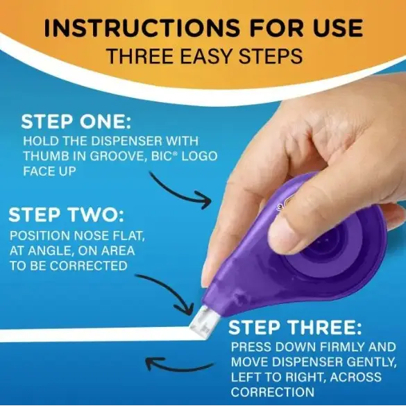 BIC Wite Out Correction Tape