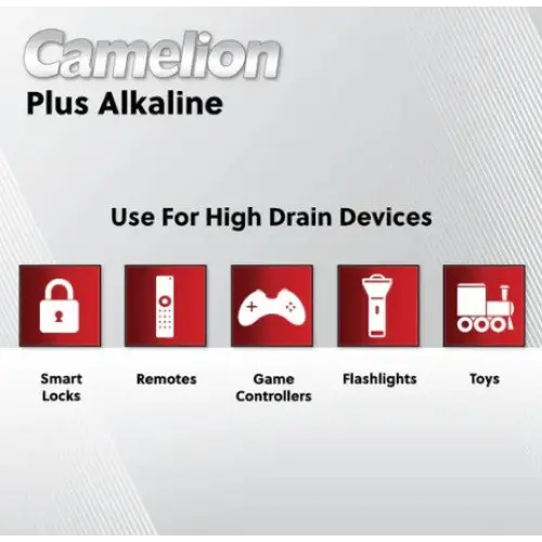 Camelion AAA Alkaline Batteries 4 Pack
