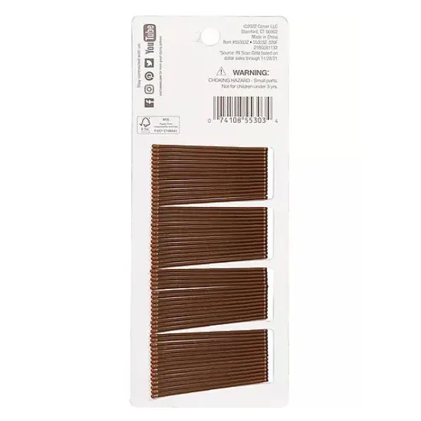 Conair Bronze Bobby Pins 60 Count