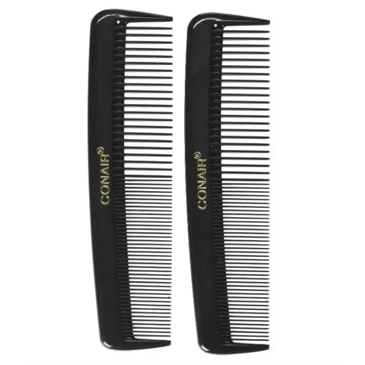 Conair Hard Rubber Pocket Combs 2 Pack