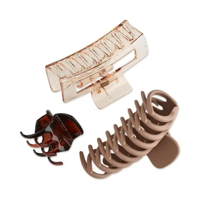 Conair Mix Claw Clips 3 Pack