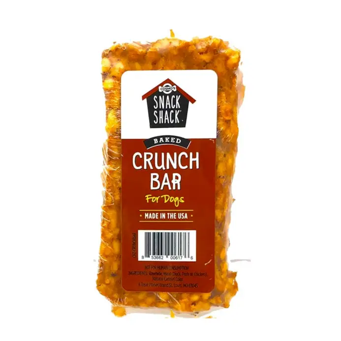 Cosmo’s Snack Shack Pet Treats Baked Crunch Bar 18 Treats (00618)