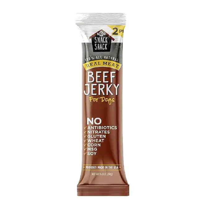 Cosmo’s Snack Shack Pet Treats Real Meat Beef Jerky 18 Count