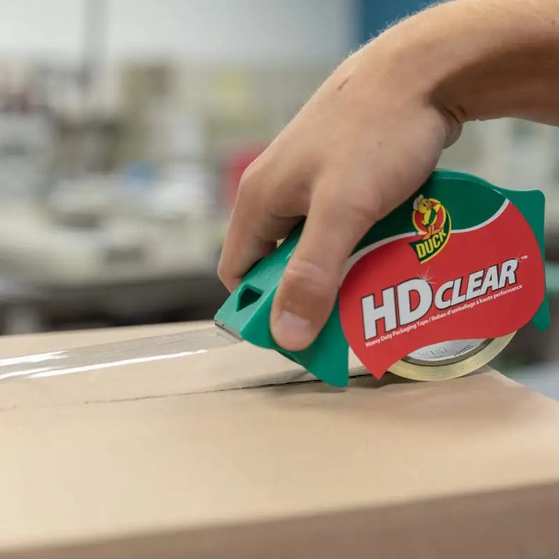 Duck Brand Heavy Duty Clear Tape w/ Reusable Dispenser 1.88 in. x 40 yd.