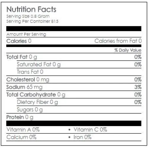 Nutritional Information