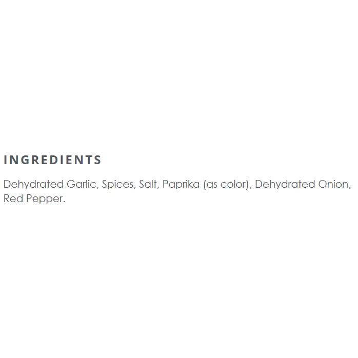 Ingredients
