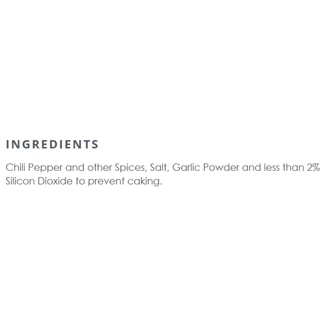 Ingredients