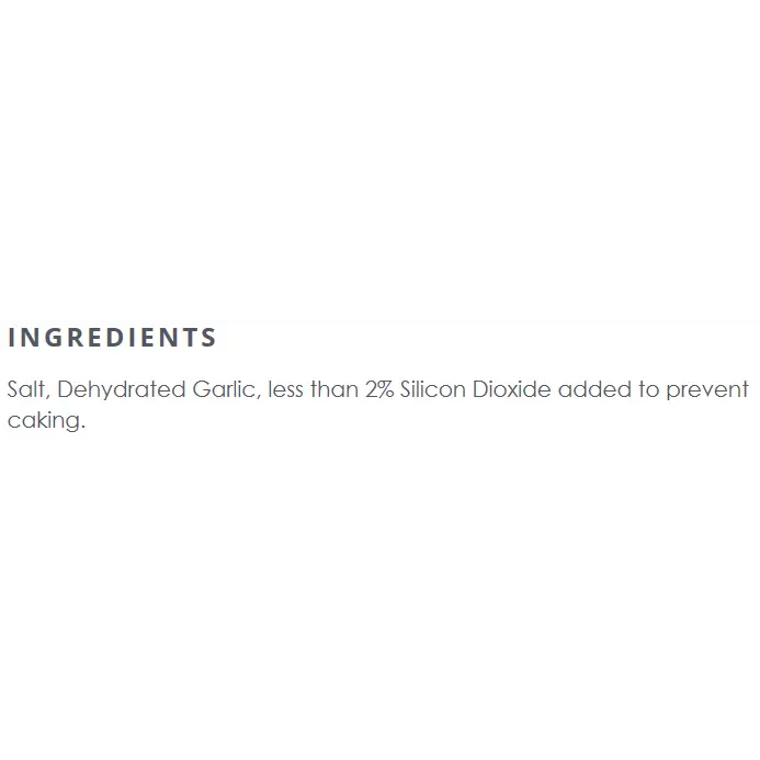 Ingredients