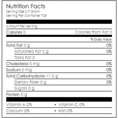 Nutritional Information