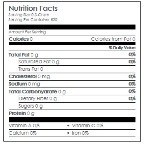 Nutritional Information