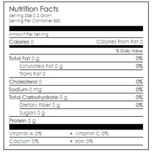 Nutritional Information