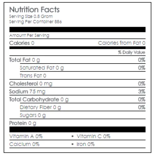 Nutritional Information