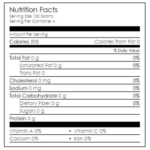Nutritional Information