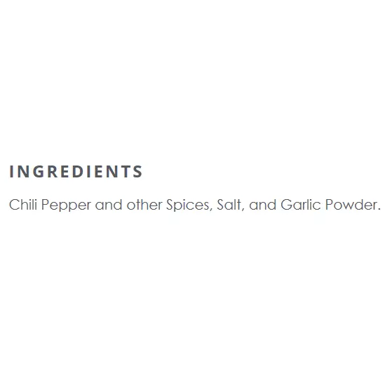 Ingredients