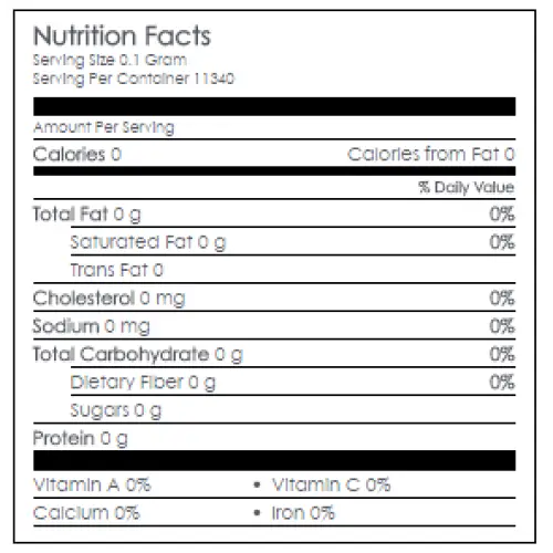 Nutritional Information