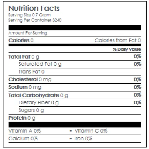 Nutritional Information