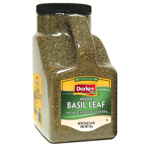 Durkee Whole Basil Leaves, 26 oz