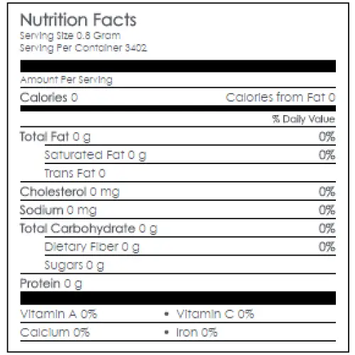 Nutritional Information