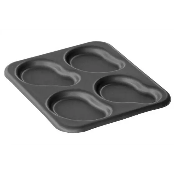 Egg Pan irregular shape 4 spots