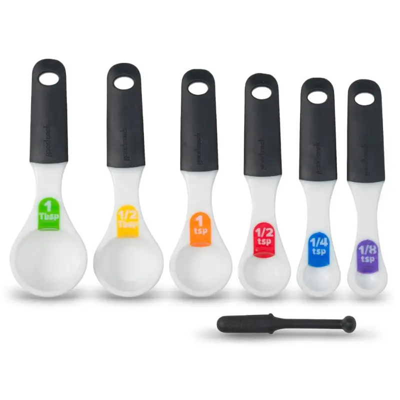 Good Cook 6 Piece Measuring Spoon Set w/ Never-Fade Measurements