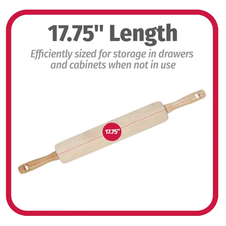 Good Cook Wood Rolling Pin