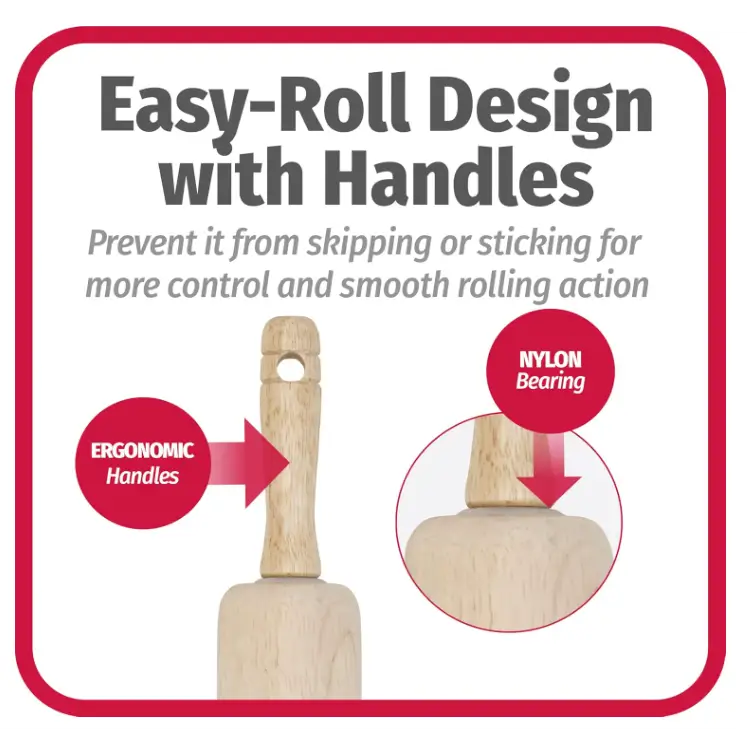 Good Cook Wood Rolling Pin