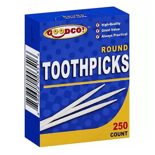 GoodCo Round Toothpicks 250 count