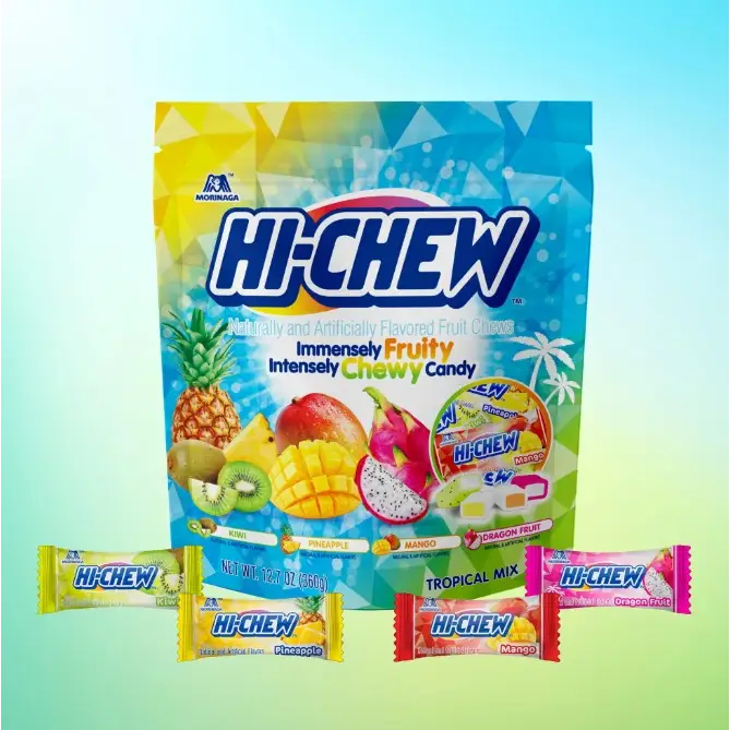 Hi-Chew Tropical Mix Chewy Candy 12.7 oz Bag