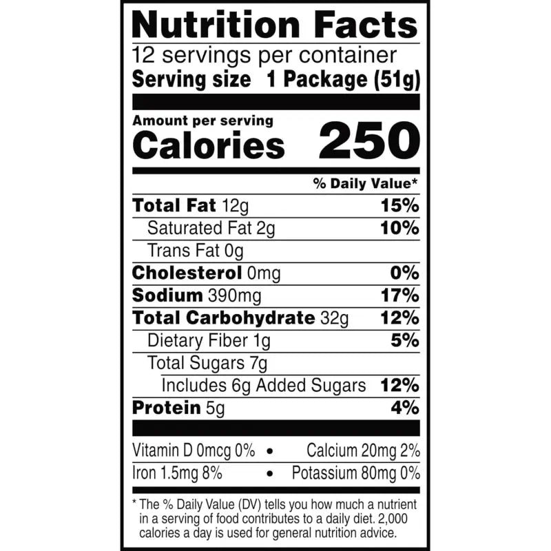 KEEBLER Toast & Peanut Butter Sandwich Crackers 12 Pack (21167)