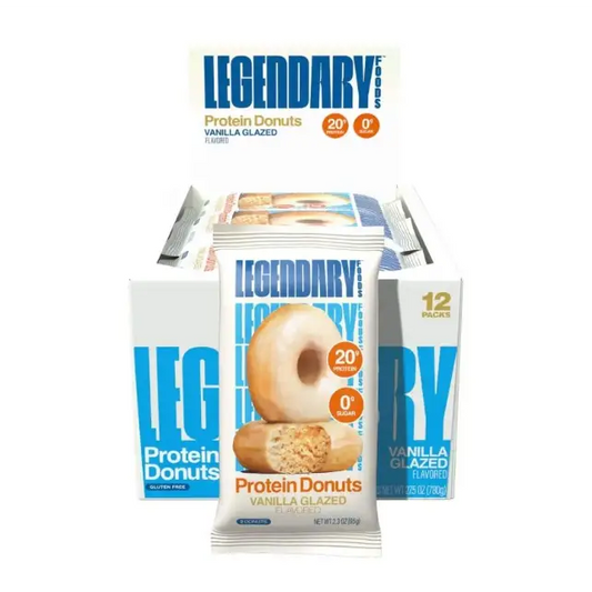 Legendary Vanilla Glazed Protein Donuts - 12 Count Box