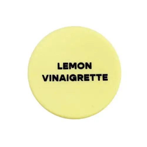 Lemon Vinaigrette - Reusable Sauce Bottle Lid Covers