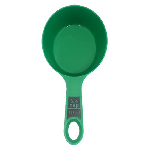 Meas Cup 3/4 Cup - GREEN (Thin Crust)
