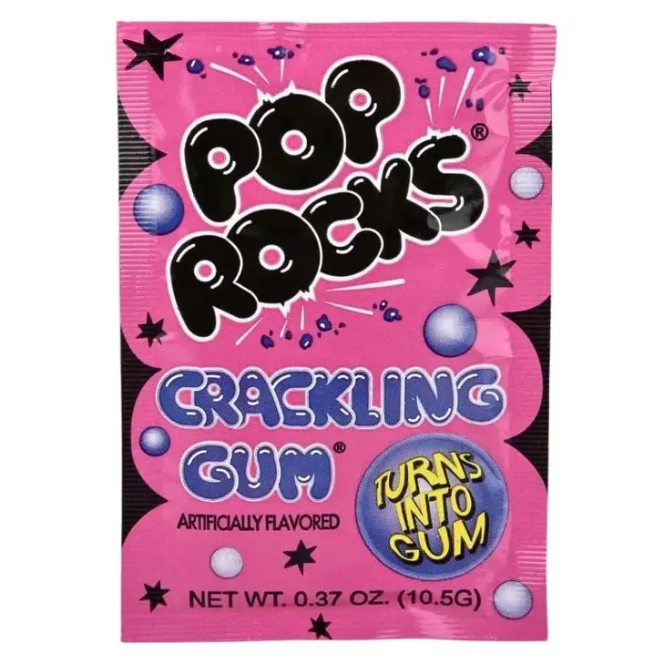 Pop Rocks Gum Popping Candy 24 Count