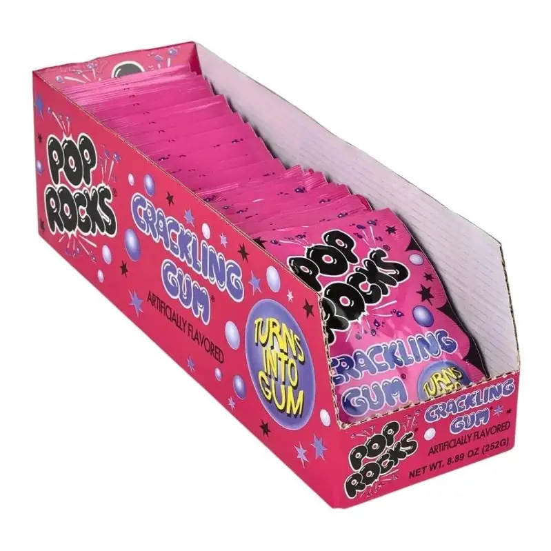 Pop Rocks Gum Popping Candy 24 Count