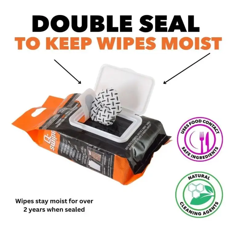 Proud Grill Q-Swiper Grill Wipes 40 Pack