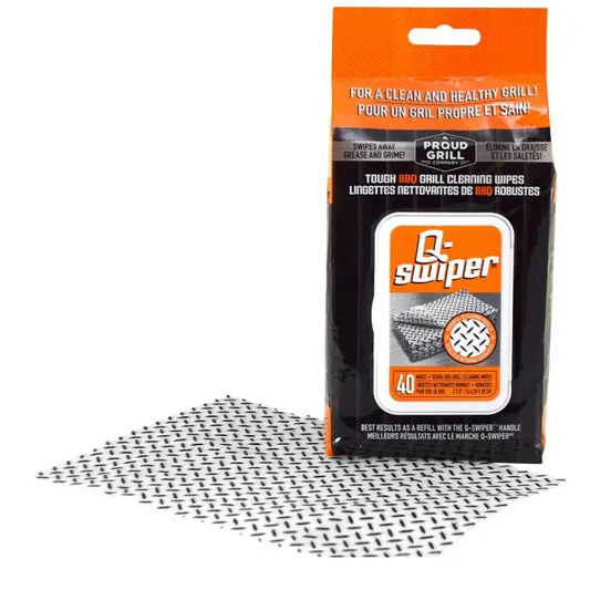 Proud Grill Q-Swiper Grill Wipes 40 Pack