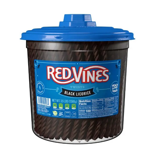 Red Vines Black Licorice Twists 3.5 lb.