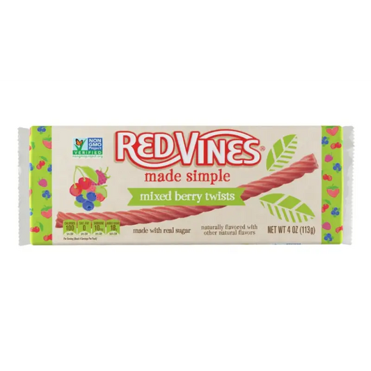 Red Vines Made Simple Mixed Berry Twists 4 oz.