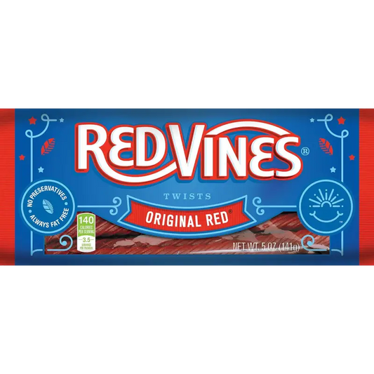 Red Vines Original Red Licorice Twists 5 oz Tray