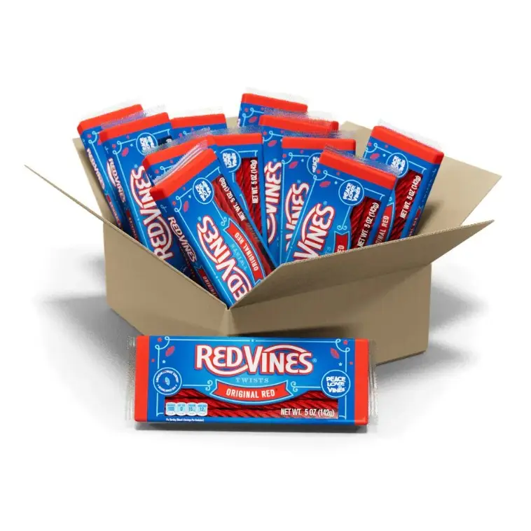 Red Vines Original Red Licorice Twists 5 oz Tray - Case - 12 Trays