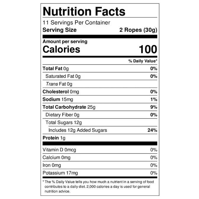 Red Vines Red Ropes Licorice Candy 12 oz.