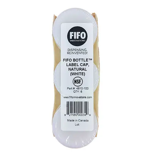 Single tips Clear coded caps (6/pk)