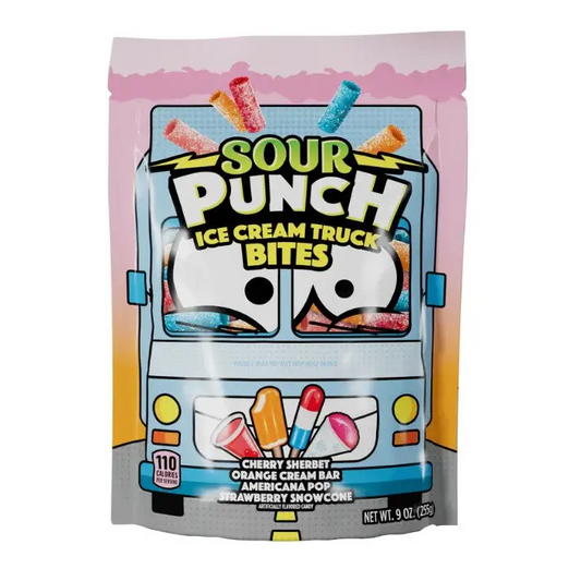 Sour Punch Ice Cream Truck Bites Assorted Flavors 9 oz.