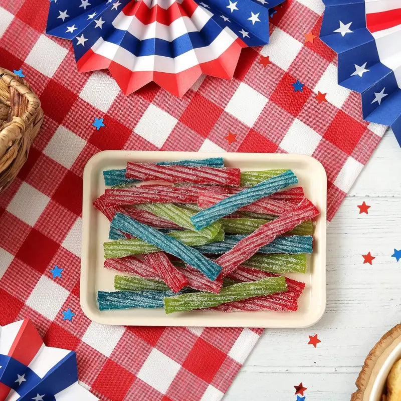 Sour Punch Twists 3’’ Individually Wrapped Candy Assorted Flavors 2.59 LB Tub
